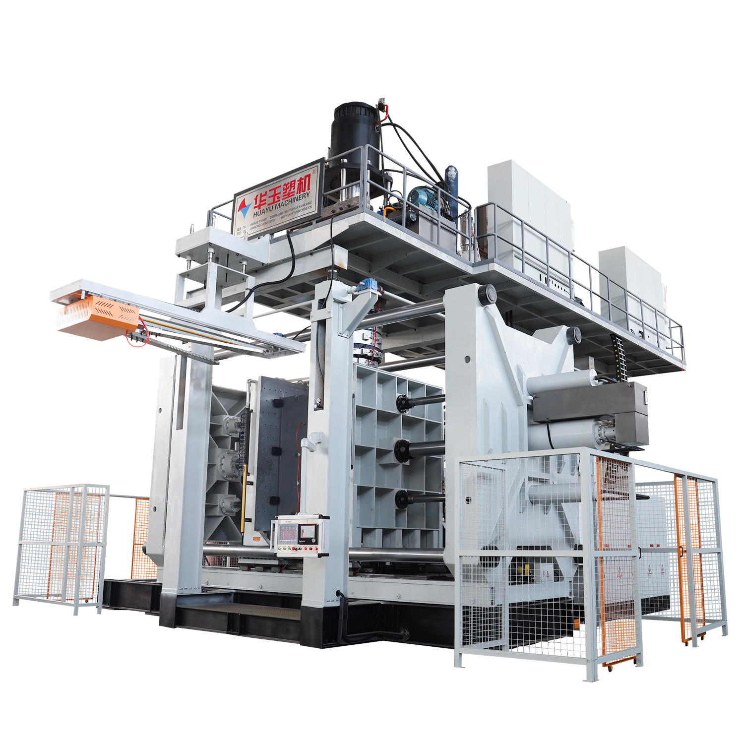 3000L五層大型水桶吹塑機(jī)，擁有超強(qiáng)機(jī)械強(qiáng)度